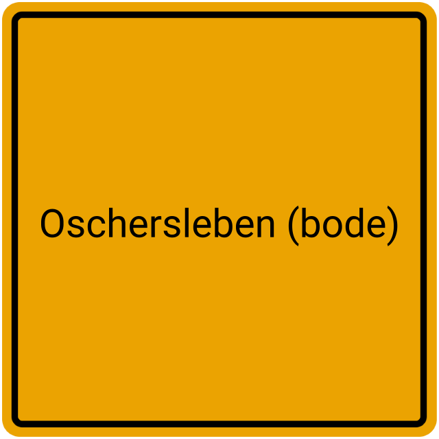 Meldebestätigung Oschersleben (Bode)